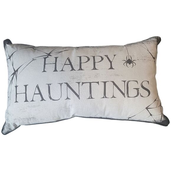 Large Happy Haunting pillow - Picture 1 of 3